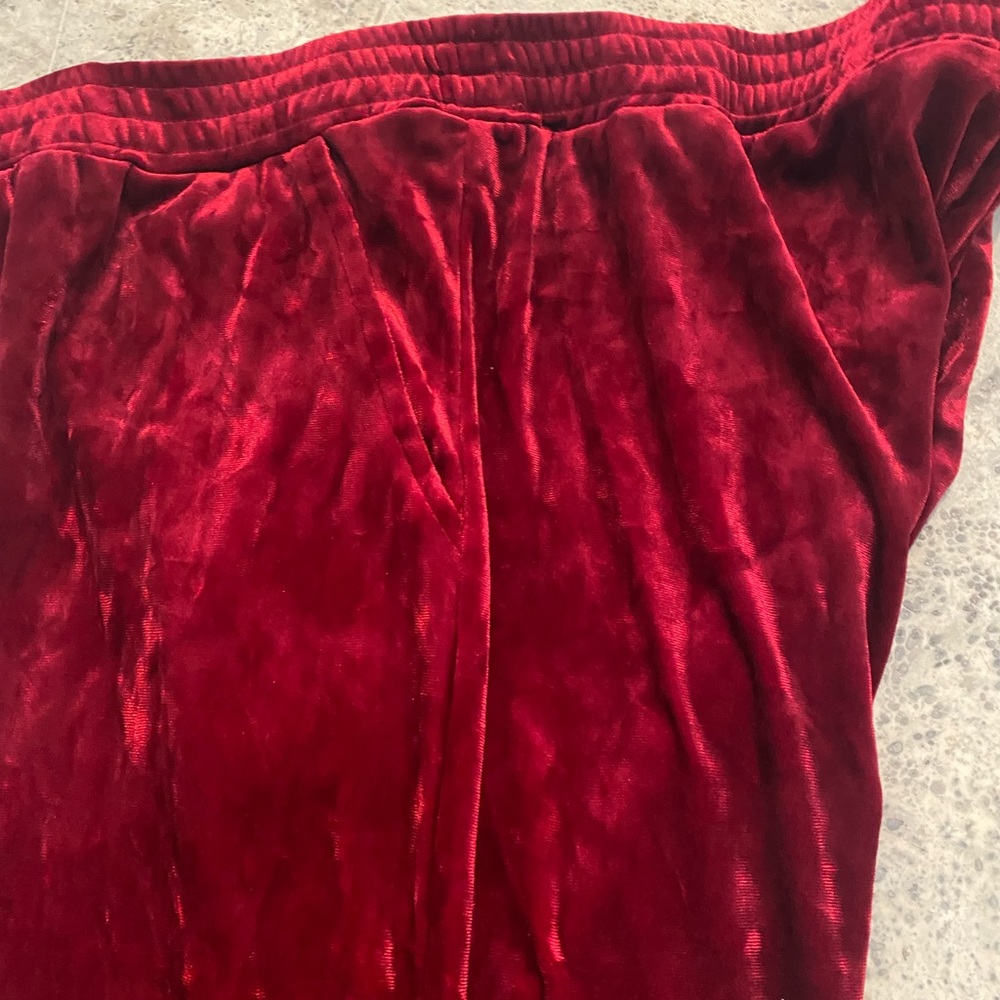 Bright Red Slacks - Picture 2 of 2